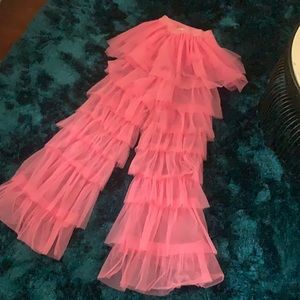 Pink Tulle Pants